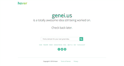 Desktop Screenshot of genei.us