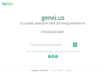 Tablet Screenshot of genei.us